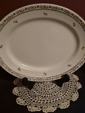John Maddock & Sons Royal Vitreous Oval Serving Platter